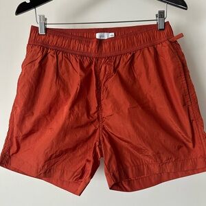 Onia Men's Vibrant Orange Swim Trunks
